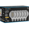 Mexen Vintis 6x žárovka filament LED E27, G95, 8W, Teplá - 2200K, 600 lm, kouřová - L157-E27-0822-70x06