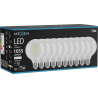 Mexen Vintis 10x žárovka filament LED E27, G95, 8W, Neutrální - 4000K, 1055 lm, čirá - L157-E27-0840-00x10