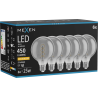 Mexen Vintis 6x Žárovka filament spirála LED E27, G95, 8W, Teplá - 2200K, 450 lm, kouřová - L167-E27-0822-70x06