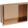 Mexen X-Wall-NR polička zapuštěná bez příruby 30 x 20 cm, kartáčovaná měď - 19C1302010