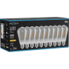 Mexen Vintis 10x žárovka filament LED E27, ST64, 4W, Teplá - 2200K, 300 lm, smoke - L152-E27-0422-70x10