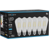 Mexen Vintis 6x Žárovka filament LED E27, ST64, 4W, Studená - 6500K, 470 lm, čirá - L152-E27-0465-00x06