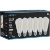 Mexen Vintis 6x žárovka filament LED E27, ST64, 6W, Neutrální - 4000K, 720 lm, čirá - L152-E27-0640-00x06