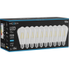 Mexen Vintis 10x LED žárovka vlákno E27, ST64, 6W, Studená - 6500K, 720 lm, čirá - L152-E27-0665-00x10