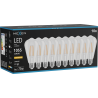 Mexen Vintis 10x žárovka filament LED E27, ST64, 8W, Teplá - 2200K, 1055 lm, clear - L152-E27-0822-00x10