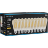 Mexen Vintis 10x žárovka filament LED E27, ST64, 8W, Teplá - 2200K, 750 lm, jantarová - L152-E27-0822-50x10