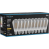 Mexen Vintis 10x LED žárovka s vláknem E27, ST64, 8W, Teplá - 2200K, 600 lm, kouřová - L152-E27-0822-70x10