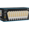 Mexen Vintis 10x Žárovka filament LED E27, ST64, 8W, Teplá - 2700K, 750 lm, jantarová - L152-E27-0827-50x10