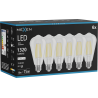 Mexen Vintis 6x žárovka filament LED E27, ST64, 10W, Neutrální - 4000K, 1320 lm, čirá - L152-E27-1040-00x06