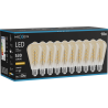 Mexen Vintis 10x Žárovka filament spirála LED E27, ST64, 6W, Teplá - 2200K, 530 lm, jantarová - L162-E27-0622-50x10