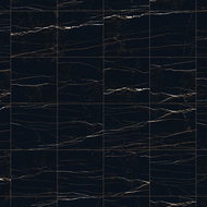 Mexen Flamingo Černá glazovaná rektifikovaná dlaždice G1, podlahová a stěnová 60 x 60 cm, vysoký lesk