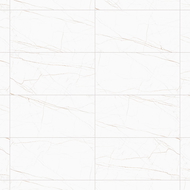 Mexen Dicta Bílý glazovaný gres rekt. G1, podlahovo-stěnová dlaždice 120 x 60 cm, carving - TL408-120-060-02