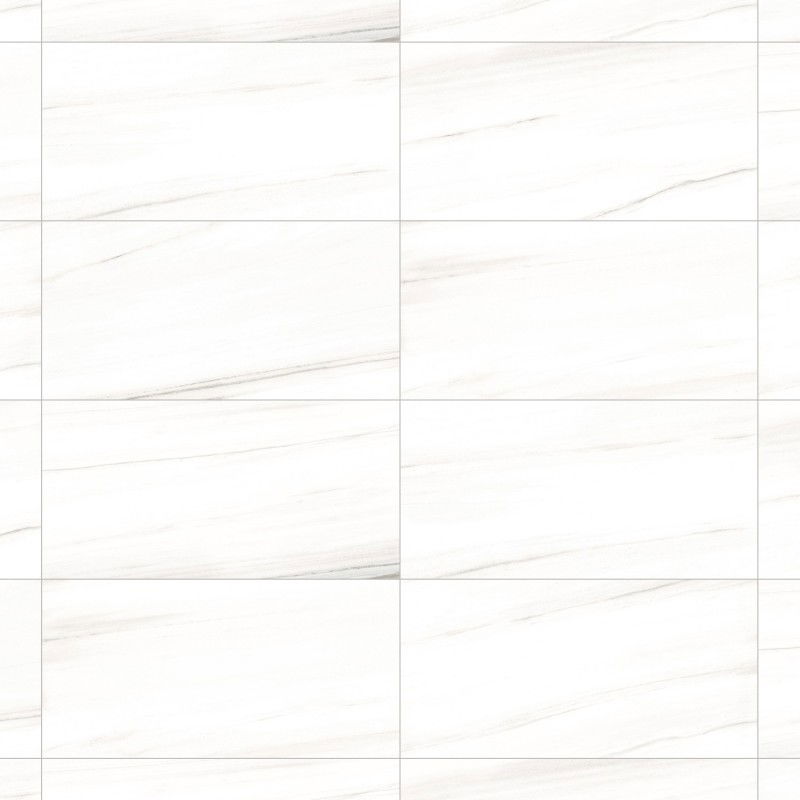 Mexen Lasa Bílý, rektifikovaný glazovaný gres G1, obklad podlahově-stěnový 120 x 60 cm, lesk - TL103-120-060-00