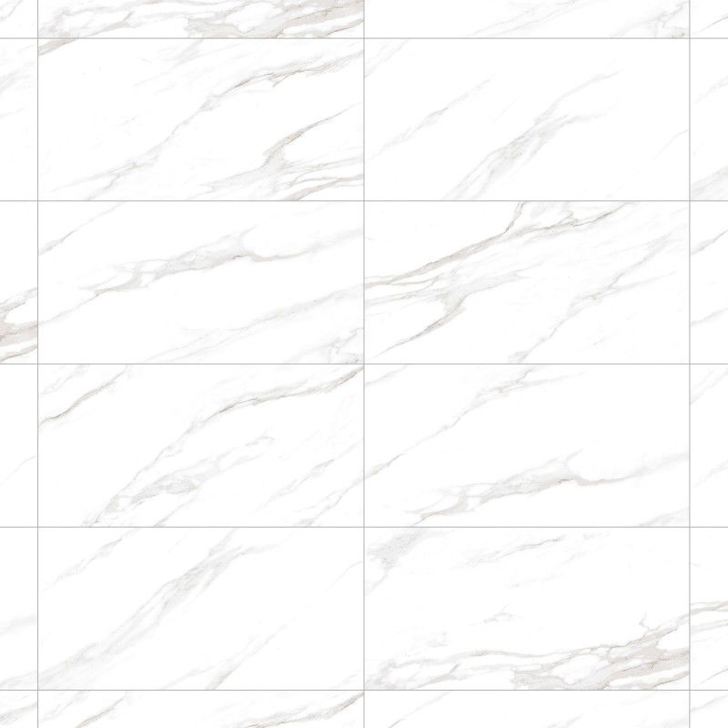 Mexen Belinda Grey glazovaný rektifikovaný gres G1, podlahová a nástěnná dlaždice 120 x 60 cm, lesk - TL132-120-060-01