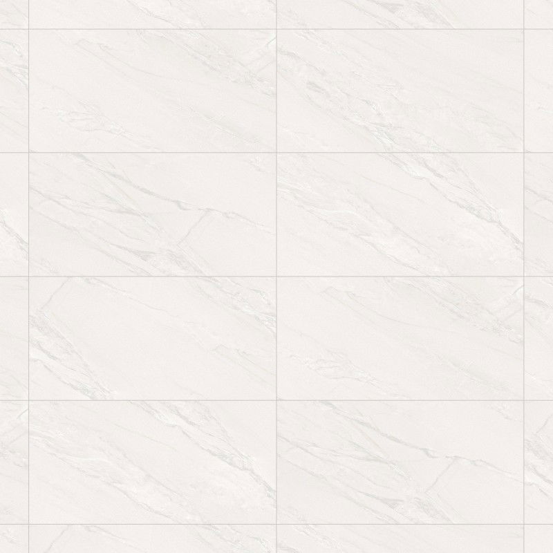 Mexen Spiga Bianco lesklý rektifikovaný gres G1, dlaždice podlahová-nástěnná 120 x 60 cm, lesk - TL171-120-060-01