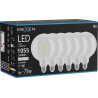Mexen Vintis 6x žárovka filament LED E27, G125, 8W, Neutrální - 4000K, 1055 lm, čirá - L158-E27-0840-00x06