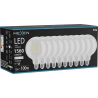 Mexen Vintis 10x Žárovka filament LED E27, G125, 12W, Neutrální - 4000K, 1560 lm, čirá - L158-E27-1240-00x10