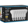 Mexen Nova 6x LED žárovka E27, R63, 10W, Teplá - 3000K, 1055 lm - L104-E27-1030-01x06