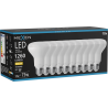 Mexen Nova 10x LED žárovka E27, R80, 12W, Teplá - 3000K, 1260 lm - L105-E27-1230-01x10