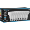 Mexen Nova 10x LED žárovka E27, R80, 12W, Studená - 6500K, 1260 lm - L105-E27-1265-01x10