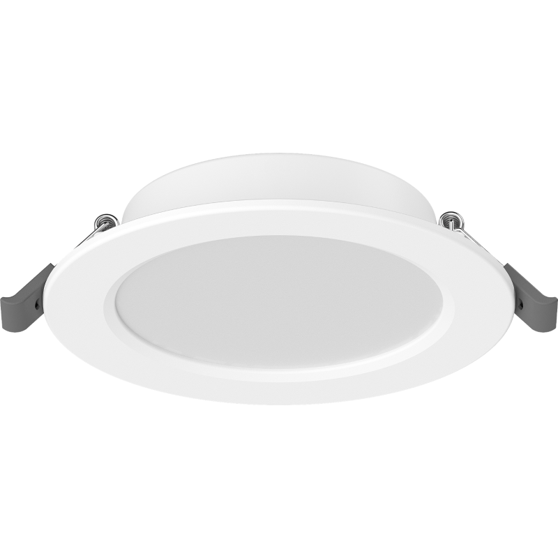 Mexen LDRR stropní panel downlight LED zapuštěný průměr 12 cm, 6W, Neutrální - 4000K, 600 lm, bílý - L210-012-0640-20