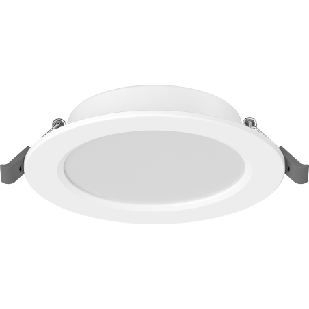 Mexen LDRR stropní panel downlight LED zapuštěný průměr 12 cm, 6W, Neutrální - 4000K, 600 lm, bílý - L210-012-0640-20