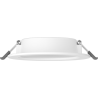 Mexen LDRR stropní panel downlight LED zapuštěný průměr 12 cm, 6W, Neutrální - 4000K, 600 lm, bílý - L210-012-0640-20