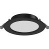 Mexen LDRR vestavěný LED stropní panel downlight fi 12 cm, 6W, Neutrální - 4000K, 390 lm, černá - L210-012-0640-70