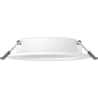 Mexen LDRR stropní panel downlight LED zapuštěný, průměr 12 cm, 6W, Studená - 6500K, 600 lm, bílá - L210-012-0665-20
