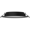 Mexen LDRR stropní panel downlight LED zapuštěný fi 14 cm, 9W, Studená - 6500K, 720 lm, černá - L210-014-0965-70