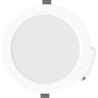 Mexen LDRR stropní panel downlight LED zapuštěný fi 17 cm, 12W, Neutrální - 4000K, 1320 lm, bílý - L210-017-1240-20