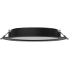Mexen LDRR stropní panel downlight LED zapuštěný fi 17 cm, 12W, Neutrální - 4000K, 900 lm, černý - L210-017-1240-70