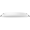 Mexen LDRR stropní panel downlight LED zapuštěný fi 22 cm, 18W, Neutrální - 4000K, 1980 lm, bílý - L210-022-1840-20