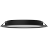 Mexen LDRR stropní panel downlight LED zapuštěný fi 22 cm, 18W, Neutrální - 4000K, 1440 lm, černá - L210-022-1840-70