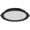 Mexen LDRR stropní panel downlight LED zapuštěný fi 22 cm, 18W, Neutrální - 4000K, 1440 lm, černá - L210-022-1840-70