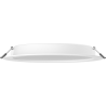 Mexen LDRR led svítící stropní panel vestavný fi 22 cm, 18W, Studená - 6500K, 1980 lm, bílý - L210-022-1865-20