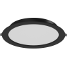 Mexen LDRR stropní panel downlight LED zapuštěný průměr 22 cm, 18W, Studená - 6500K, 1440 lm, černá - L210-022-1865-70