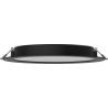 Mexen LDRR stropní panel downlight LED zapuštěný průměr 22 cm, 18W, Studená - 6500K, 1440 lm, černá - L210-022-1865-70