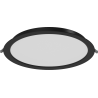 Mexen LDRR stropní panel downlight LED zapuštěný fi 30 cm, 24W, Neutrální - 4000K, 1920 lm, černý - L210-030-2440-70