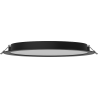Mexen LDRR stropní panel downlight LED zapuštěný fi 30 cm, 24W, Neutrální - 4000K, 1920 lm, černý - L210-030-2440-70