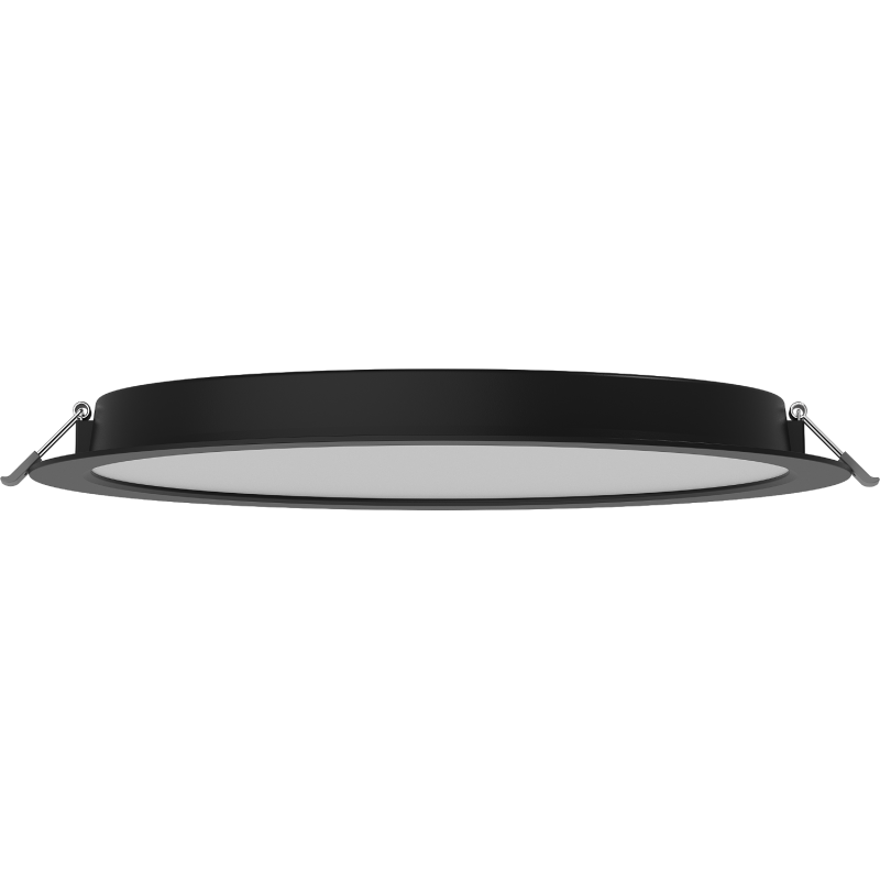 Mexen LDRR stropní panel downlight LED zapuštěný průměr 30 cm, 24W, Studená - 6500K, 1920 lm, černý - L210-030-2465-70
