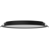 Mexen LDRR stropní panel downlight LED zapuštěný průměr 30 cm, 24W, Studená - 6500K, 1920 lm, černý - L210-030-2465-70