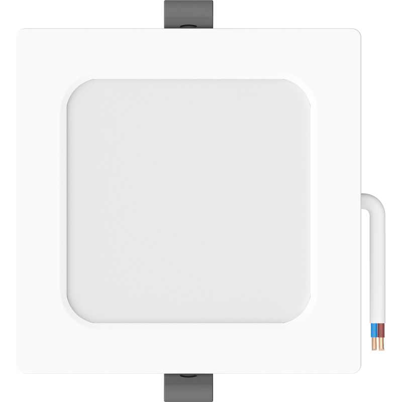 Mexen LDRR stropní panel downlight LED zapuštěný 12 x 12 cm, 6W, Neutrální - 4000K, 600 lm, bílý - L211-012-0640-20