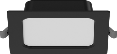 Mexen LDRR stropní panel downlight LED zapuštěný 12 x 12 cm, 6W, Neutrální - 4000K, 390 lm, černý - L211-012-0640-70