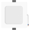 Mexen LDRR stropní panel downlight LED zapuštěný 12 x 12 cm, 6W, Studená - 6500K, 600 lm, bílá - L211-012-0665-20