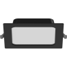 Mexen LDRR stropní panel downlight LED zapuštěný 14 x 14 cm, 9W, Studená - 6500K, 720 lm, černá - L211-014-0965-70