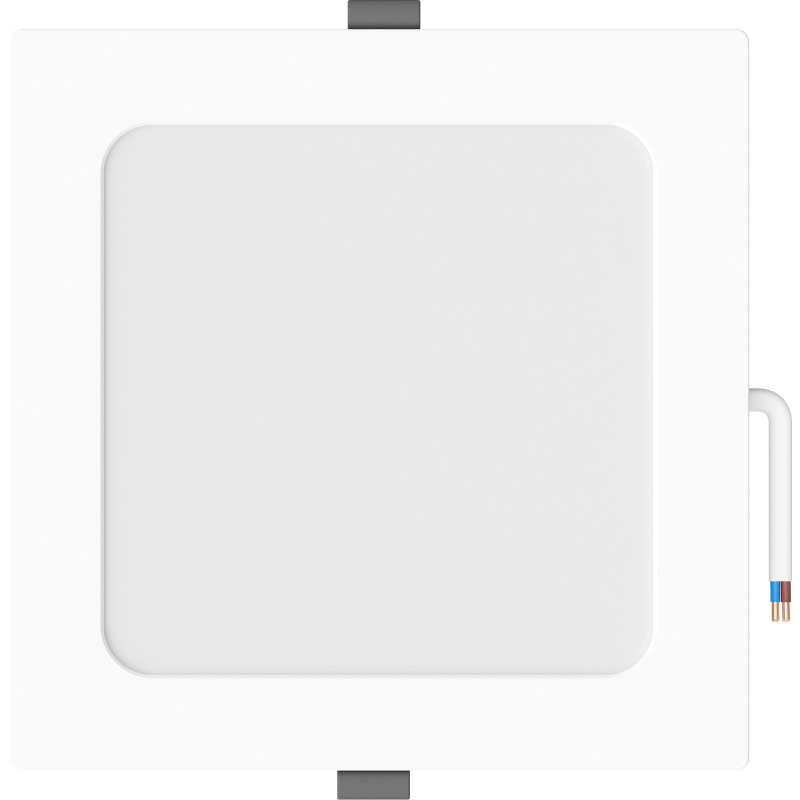 Mexen LDRR stropní panel downlight LED zapuštěný 17 x 17 cm, 12W, Neutrální - 4000K, 1320 lm, bílý - L211-017-1240-20