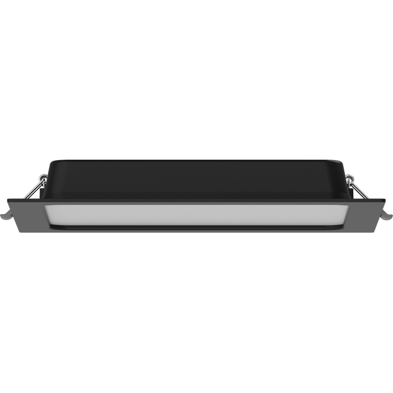 Mexen LDRR stropní panel downlight LED zapuštěný 22 x 22 cm, 18W, Neutrální - 4000K, 1350 lm, černý - L211-022-1840-70