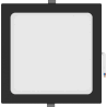 Mexen LDRR stropní panel downlight LED zapuštěný 22 x 22 cm, 18W, Neutrální - 4000K, 1350 lm, černý - L211-022-1840-70