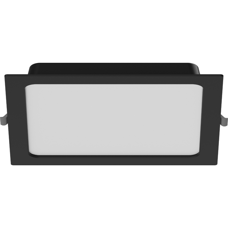 Mexen LDRR stropní panel downlight LED zapuštěný 22 x 22 cm, 18W, Studená - 6500K, 1440 lm, černý - L211-022-1865-70